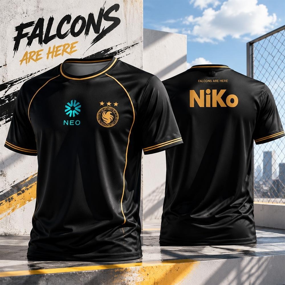 Team Falcons 2026 Training Uni - Esports Gaming Training 评论和价格