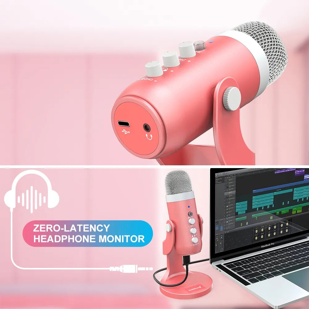 Haomuren USB Condenser Microph - Streaming Mic Condenser 评论和价格