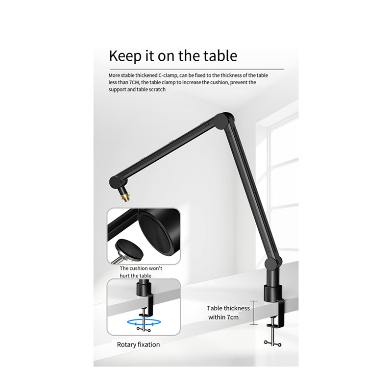 360 Degree Adjustable Micropho - Microphone Arm Boom 评论和价格