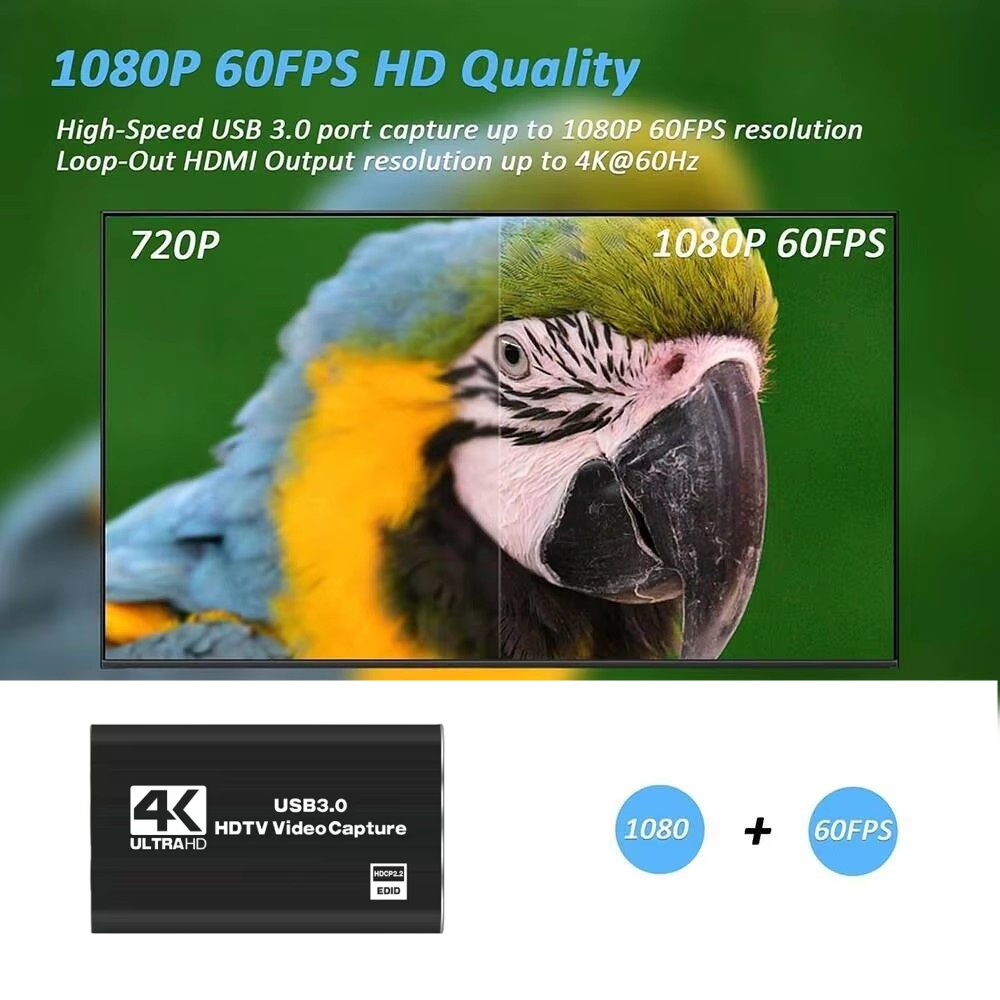 Roreta 4K USB 3.0 Video Captur - Capture Card 4K Hdmi 评论和价格