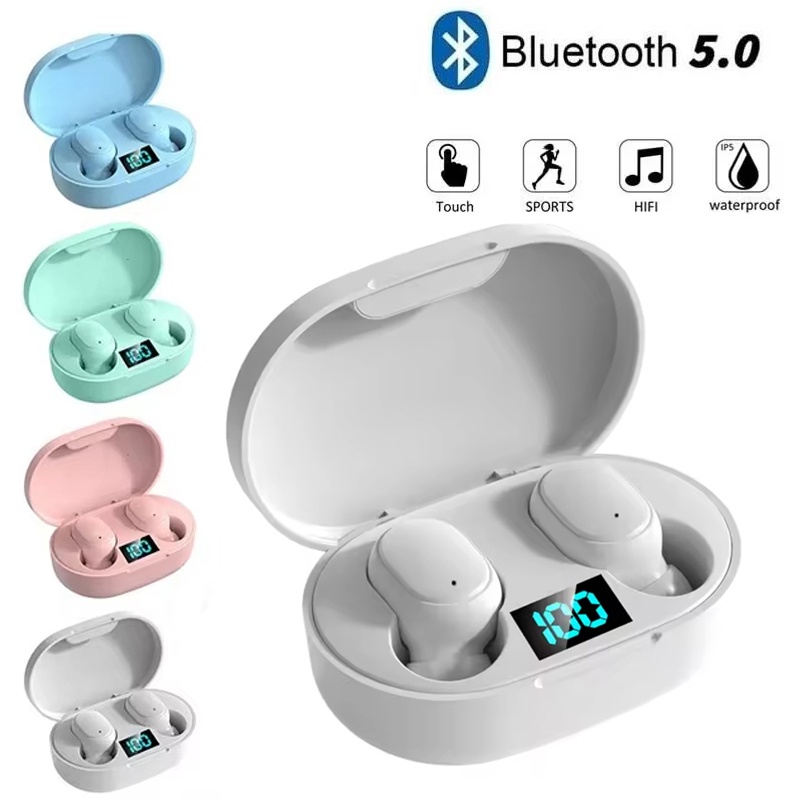 A6S TWS Earphone Wireless Blue - Esports Gaming Earbuds 评论和价格
