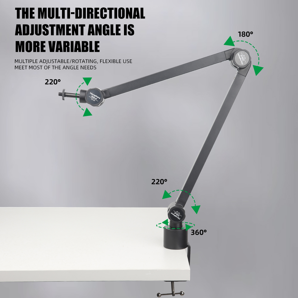 Large Load‑Bearing Microphone  - Microphone Arm Boom 评论和价格