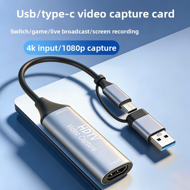 MS2130 Chip Type C USB3.0/2.0  - Capture Card 4K Hdmi 评论和价格
