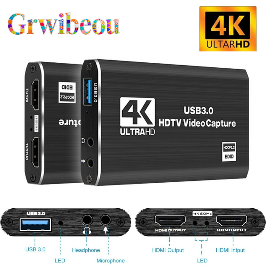 4K USB 3.0 Video Capture Card  - Capture Card 4K Hdmi 评论和价格