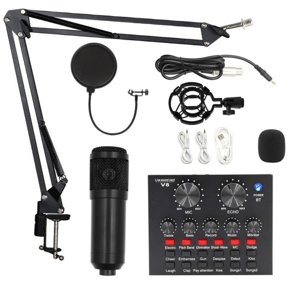 BM800 Condenser Microphone Kit - Streaming Mic Condenser 评论和价格