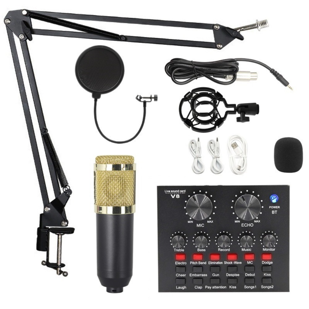BM800 Condenser Microphone Kit - Streaming Mic Condenser 评论和价格