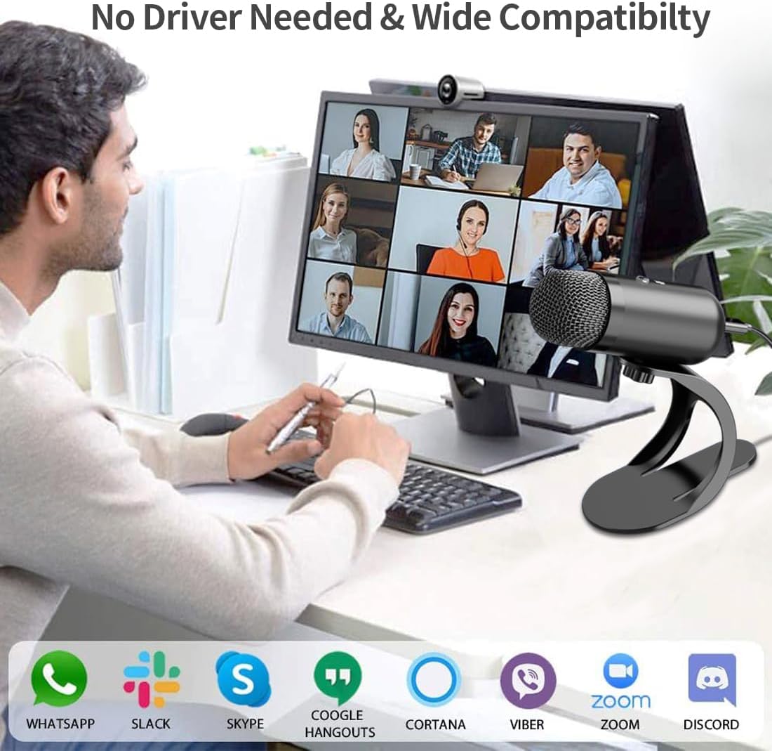 Professional USB Microphone Co - Streaming Mic Condenser 评论和价格