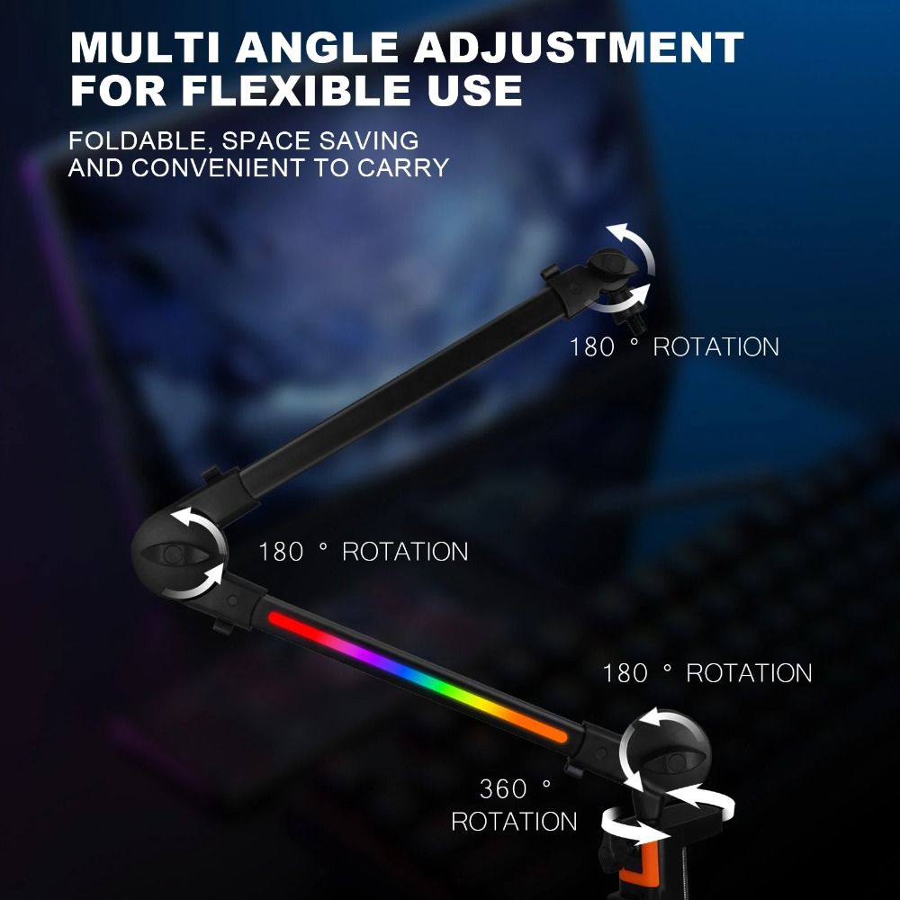 Professional Grade 360° Rotati - Microphone Arm Boom 评论和价格