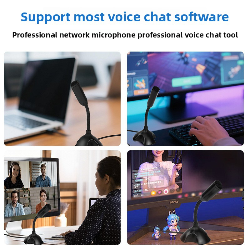 Small USB Desktop Computer Mic - Streaming Mic Condenser 评论和价格